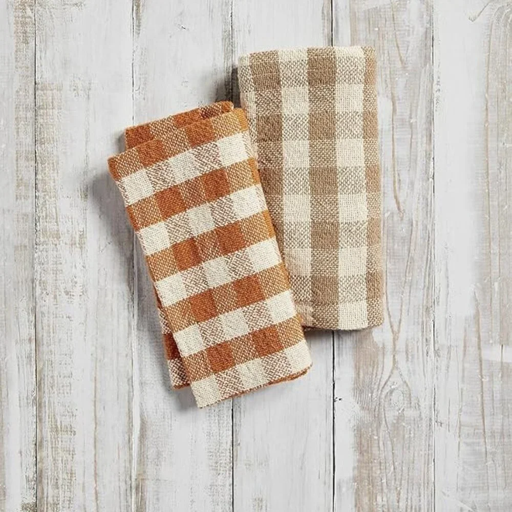 Mud Pie plaid napkin